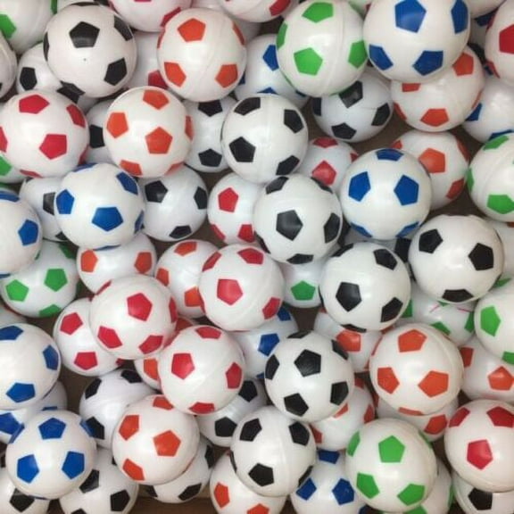 Soccer Ball Toys, Prizes and Games, 1,000 pieces, 1.3-inches