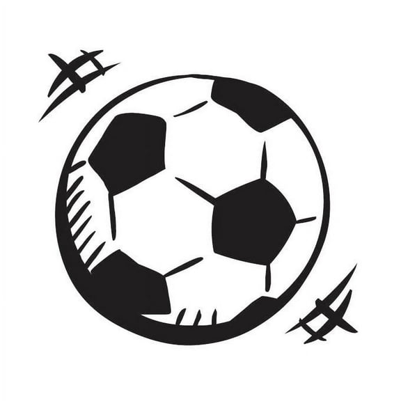 Soccer Ball Vinyl Graphic - Large