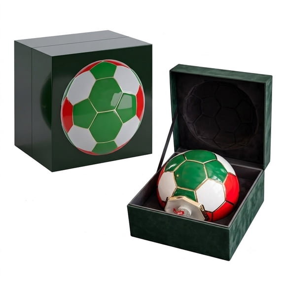 Soccer Ball Whiskey Decanter with Luxury Gift Box, 750ml Football Liquor Decanter for Bourbon Scotch Vodka, Home Bar Decor, Sports Fan Gift, Father's Day Gifts for Men Dad Husband