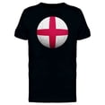 thumbnail image 1 of Soccer Ball With England Flag T-Shirt Men -Image by Shutterstock, Male Medium, 1 of 2