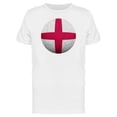 thumbnail image 1 of Soccer Ball With England Flag Tee Men's -Image by Shutterstock, 1 of 1