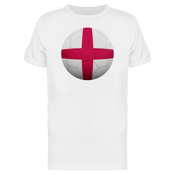 Soccer Ball With England Flag Tee Men's -Image by Shutterstock