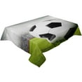 thumbnail image 1 of Soccer Balls Football Field Table Cloth Waterproof Dining Tablecloth Kitchen Decorative Coffee Cuisine Party Table Cover, 1 of 7