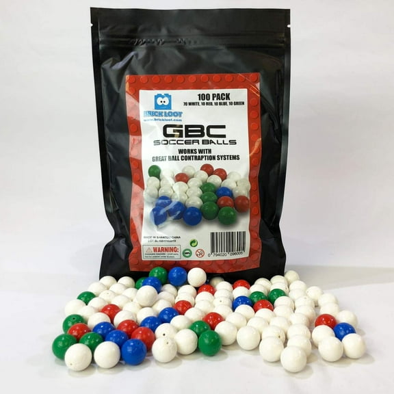 Soccer Balls for LEGO GBC - Great Ball Contraption Balls - GBC Balls - 72824 x45pb03 43702pb02 x45
