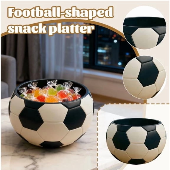 Soccer Basket for Gift Empty – Sports Theme Storage Basket – Snacks Candy Popcorn Drink Containers for Birthday Soccer Party Supplies