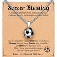 thumbnail image 1 of Soccer Basketball Football Necklace for Christmas Valentines Easter Gifts for Son Grandson Nephew, 1 of 5