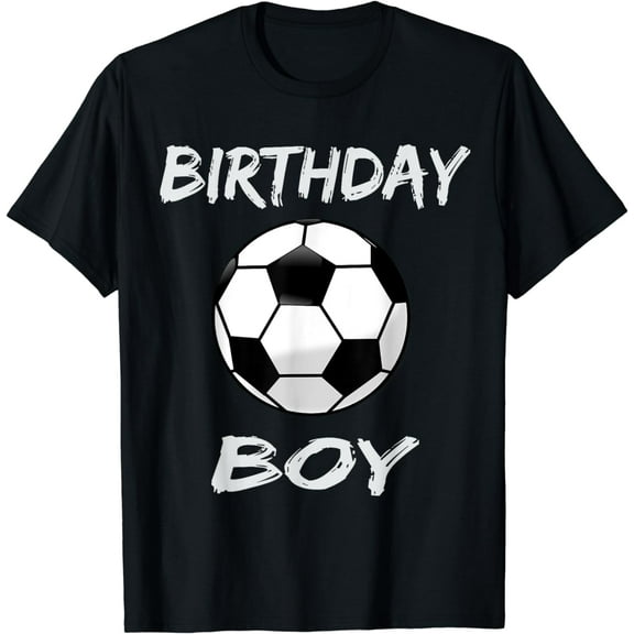 Soccer Birthday Boy T-Shirt, Soccer Theme Birthday Party