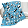 thumbnail image 1 of Soccer Blanket Soccer Ball Decor Throw Blanket Football Blanket Gifts for Girls Boys Soccer Lover Winter Bedding Super Warm Soft Plush Lightweight Fleece Flannel Blanket for Kids Men Women 50"X40", 1 of 6