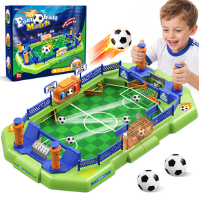 Aliex Mini Foosball Table Game for Kids Soccer Board Game, Portable Tabletop Pinball Interactive Sports Game, Educational & Active Toy for Boys Girls Ages 3+