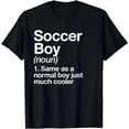 thumbnail image 1 of Soccer Boy Definition Funny Sports T-Shirt, 1 of 3