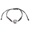thumbnail image 1 of Soccer Bracelet Bracelets Gift Men Girls Charm Girl Lovers White Kids Adults Women Boy Team Adjustable Black Bead Bangle, 1 of 8