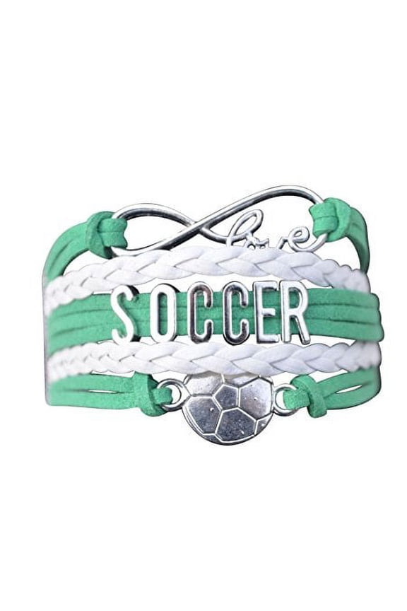 Soccer Bracelet- Girls Soccer Bracelet- Soccer Jewelry - Perfect Gift For Soccer Players
