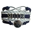 thumbnail image 1 of Soccer Bracelet- Girls Soccer Bracelet- Soccer Jewelry - Perfect Gift For Soccer Players, 1 of 2