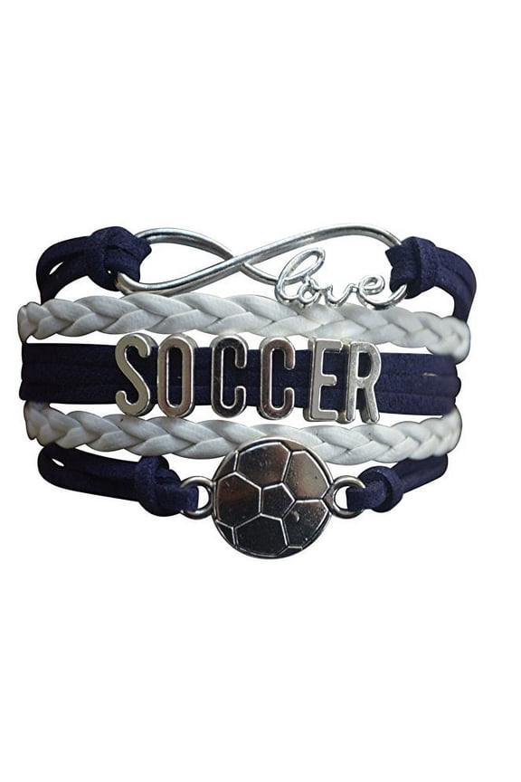 Soccer Bracelet- Girls Soccer Bracelet- Soccer Jewelry - Perfect Gift For Soccer Players