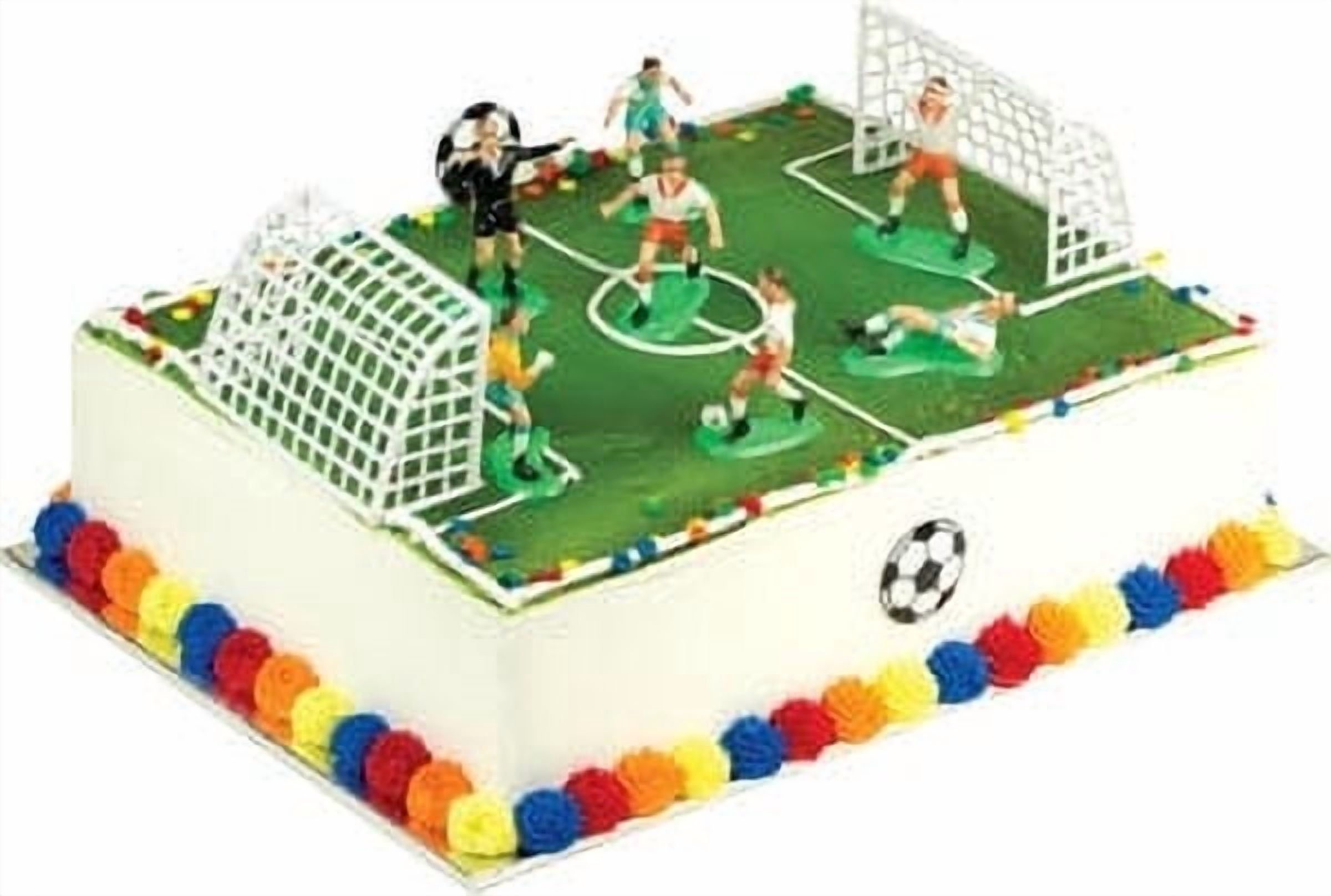 Soccer Cake Topper – Soccer Cake Decorations for Birthday, Baby Shower, Graduation, Sports Parties & More by A1BakerySupplies