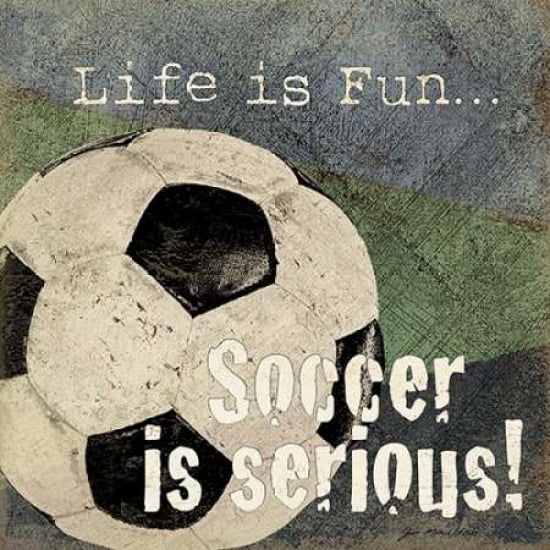 Soccer Canvas Art - Jo Moulton (24 x 24)