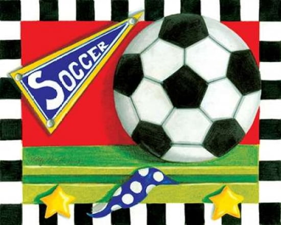 Soccer Canvas Art - Kathy Middlebrook (24 x 30)