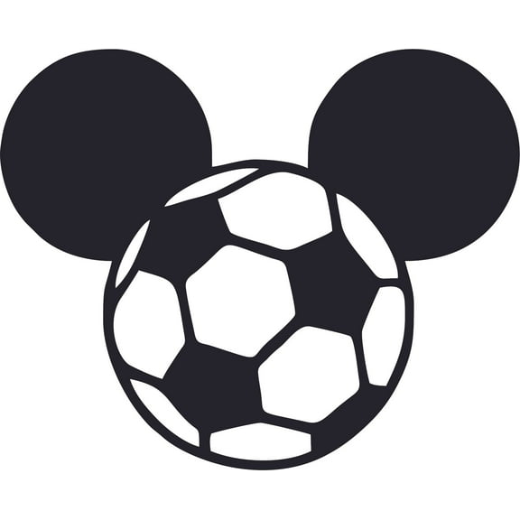 Soccer Cartoon Character Wall Art Vinyl Sticker Design Decal Girl Boy Kids Bedroom Nursery Kindergarten Fun Home Children Room Decor Sticker Wall Art Vinyl Decor Size (30x27 inch)