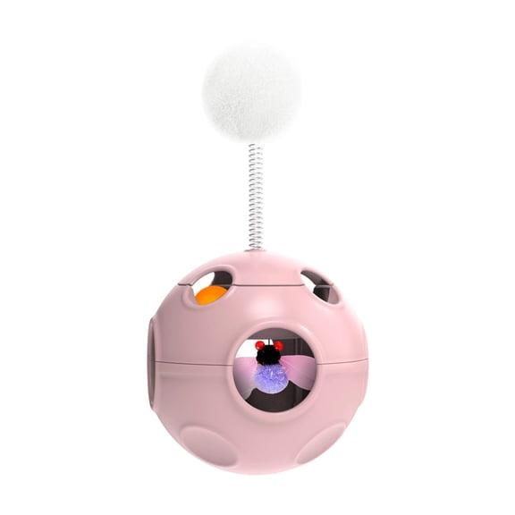 Soccer Cat Toy – Rotation Bubble Land Cube,Uncompressed Dog Toy for Dogs,Interactive Pet Supplies,Self-Play Stress Relief Toy – Pink