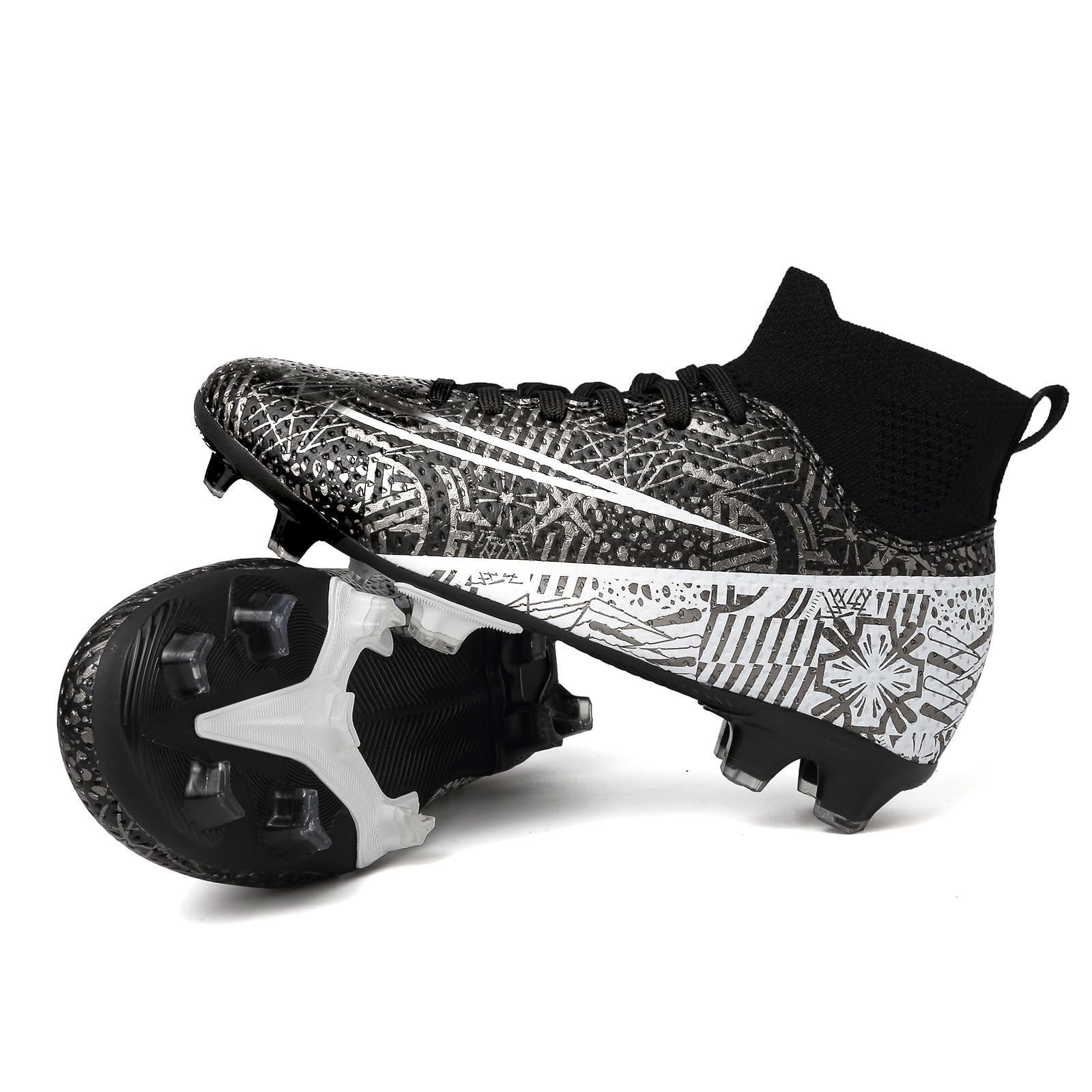 Soccer Cleats Kids Boys Girls Football Cleats Zapatos Futbol Outdoor Soccer Shoes Tacos Futbol Para Nios Youth Baseball Cleats Professional Training Football Shoes Turf High Top Football Boots C30