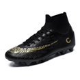 thumbnail image 1 of Soccer Cleats Mens Football Cleats Professional Soccer Shoes High-Tops Non-Slip Spikes for Big Boys Wide Training Sneaker, 1 of 8