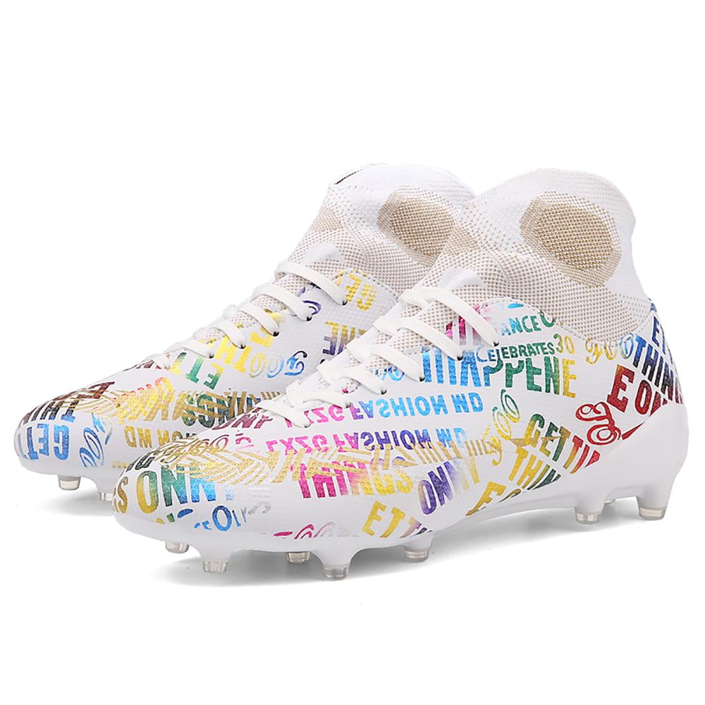 Soccer Cleats Mens Soccer Shoes Boys Professional High-Top Football ...