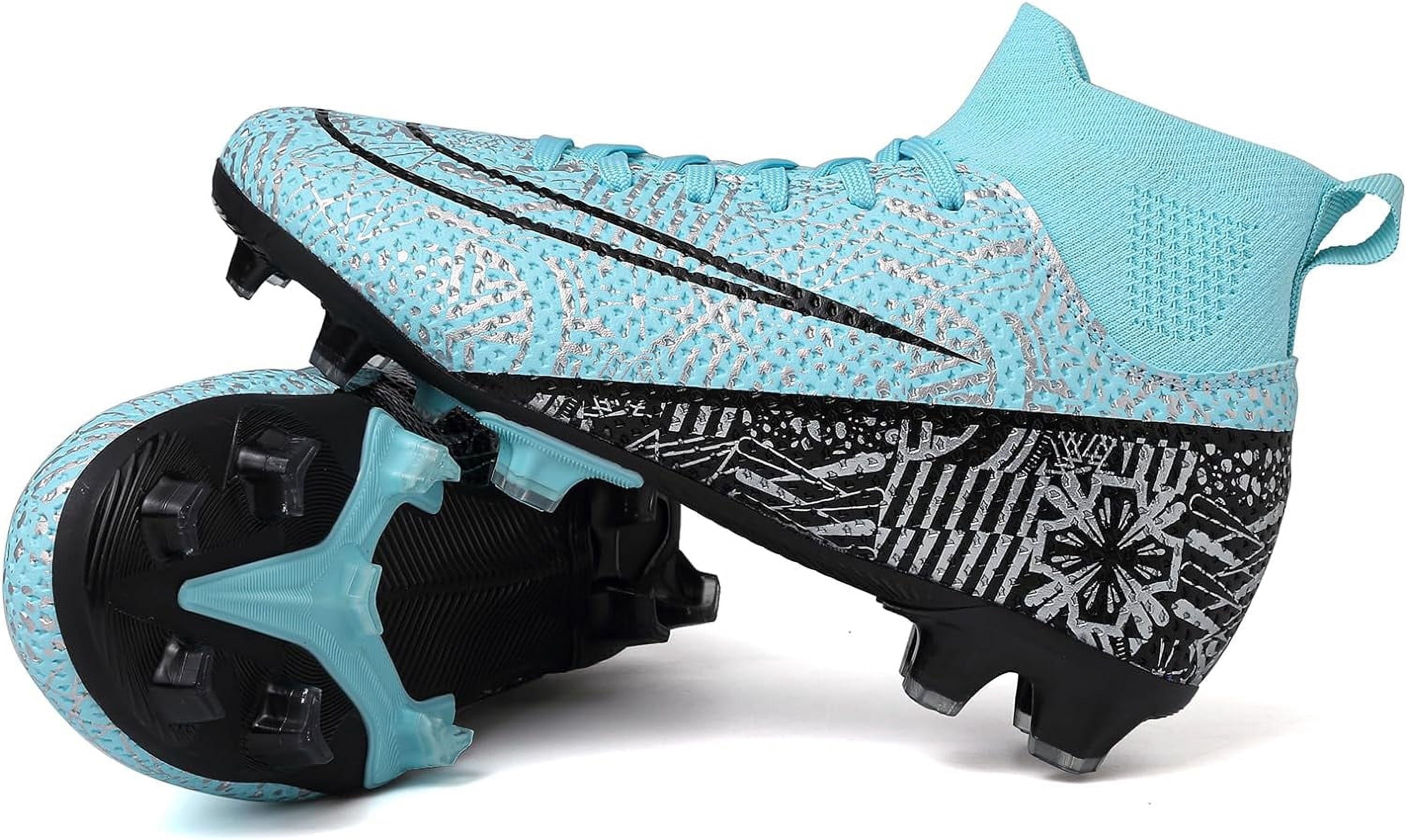 Biayvisas Soccer Cleats For Men & Women - High Ankle Turf Football Shoes With TF/AG/FG Soles