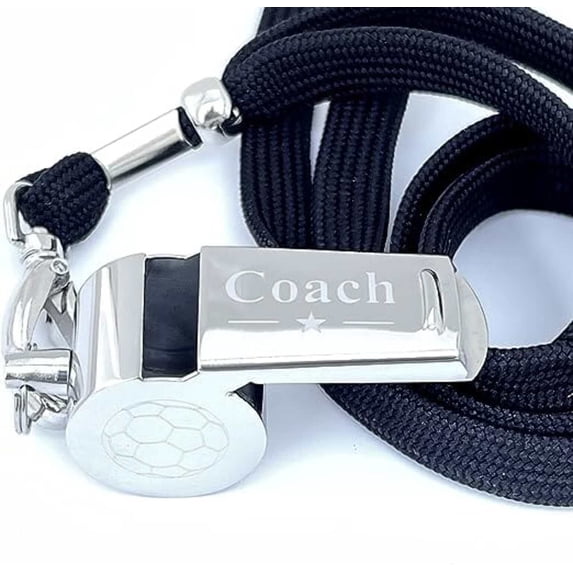 Soccer Coach Whistle Engraved Coaches Gift