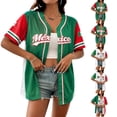 thumbnail image 1 of Soccer Cup 2026 Jersey for Men & Women, Button Down V-Neck Short Sleeve Mexico Baseball Top - Lightweight Mesh Fan Shirt for Stadium & Party Army Green L, 1 of 9