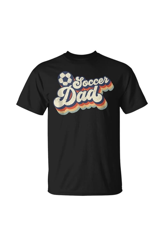 Soccer Dad Daddy Fathers Day Vintage Groovy 70S T-shirt