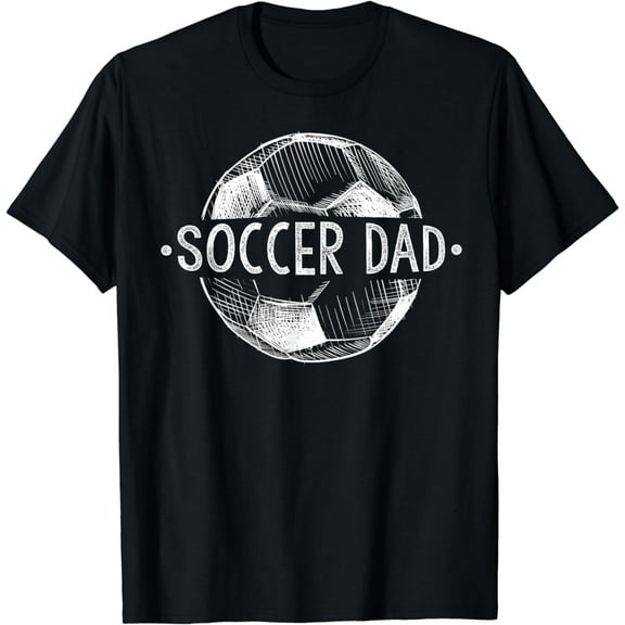 Soccer Dad Family Matching Team Player Gift Sport Lover Papa T-Shirt