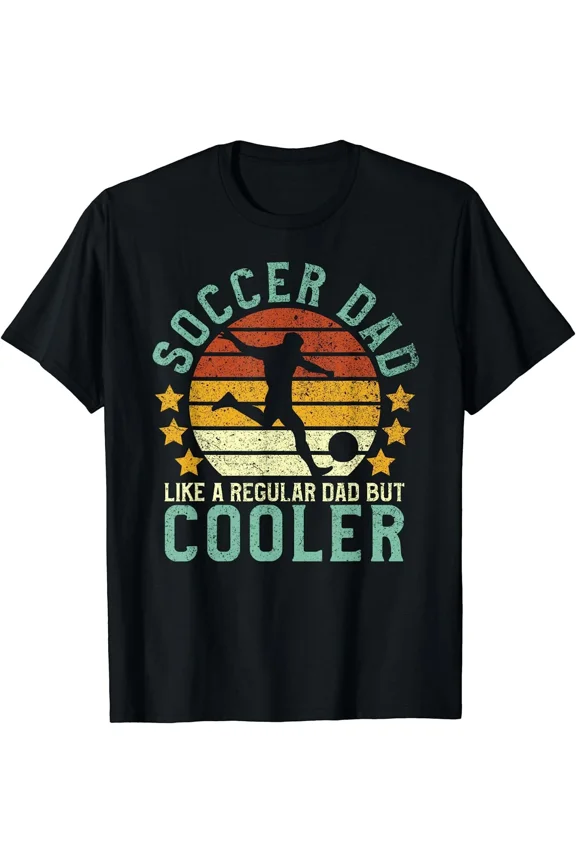 Soccer Dad Funny Football Player Fan Father Day Graphic Gift Unisex T-Shirt ,up to size 5XL