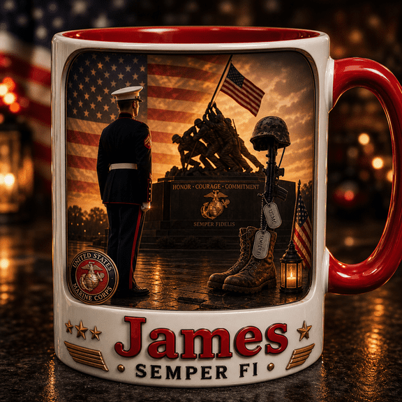 Soccer Dad Mug Custom Name Coffee Cup, Soccer Parent Gift for Coach or Team Dad