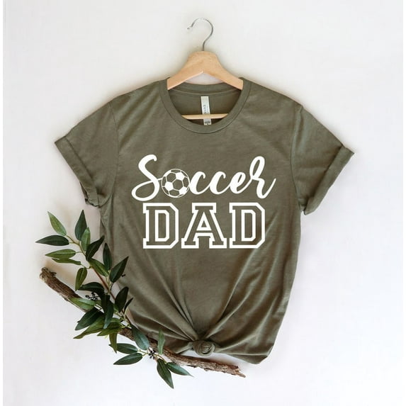 Soccer Dad T-Shirt, Personalized Soccer Shirt for Dads, Father’s Day Soccer Gift