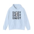 thumbnail image 1 of Soccer Daddy Dad Fathers Day Hoodie, Gifts, Hooded Sweatshirt, 1 of 4