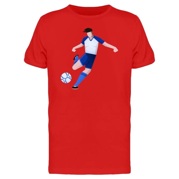 Soccer Doodle About To Kick Tee Men's -Image by Shutterstock