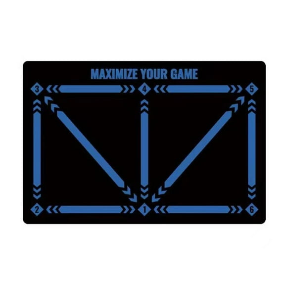 Soccer Dribble Control Training Mat with Non-Slip Base - Football Footwork Auxiliary Props