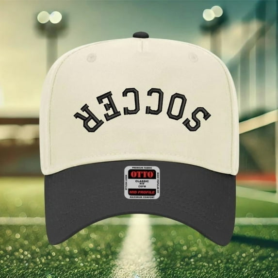 Soccer Embroidered Trucker Hat, Adjustable Snapback Cap for Men and Women, Stylish Retro Baseball Hat, Cool Streetwear Accessory for Soccer Fans and Everyday Casual Outfits