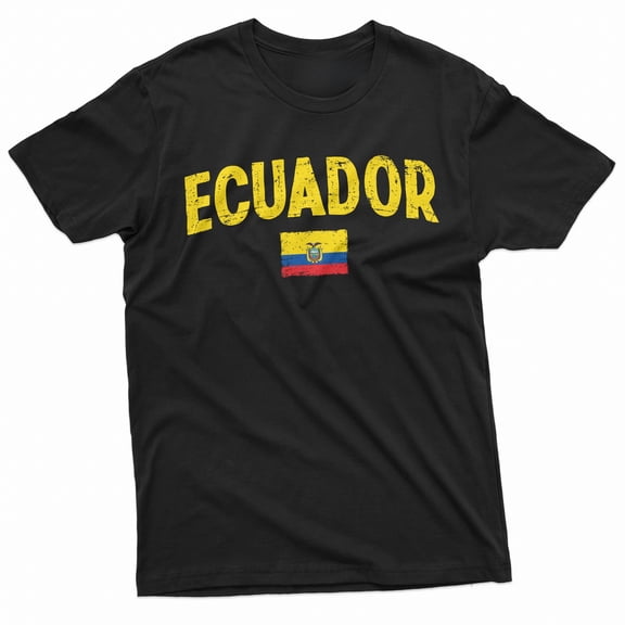 Soccer Fan Patriotic Gift Tee, Grey Ecuador Ecuadori Football Quito T-Shirt for Men Women Sports Events & Daily Outfits