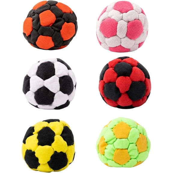 Soccer Footbag Dirtbag Sacks for Endless Outdoor Fun and Skill Challenges, Soft Durable Soccer Style Kick Bag for Foot Coordination Training, Stress Relief Toy