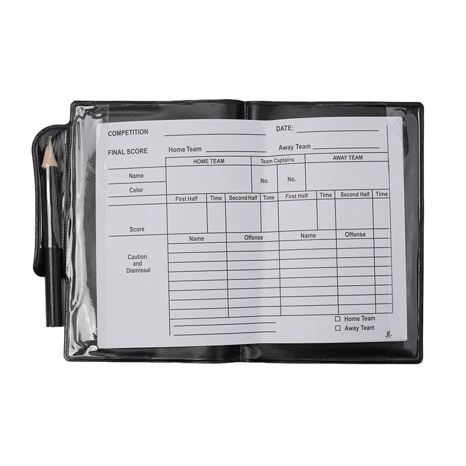 Soccer Football Referee Wallet Notebook With Red Card and Yellow Card ...