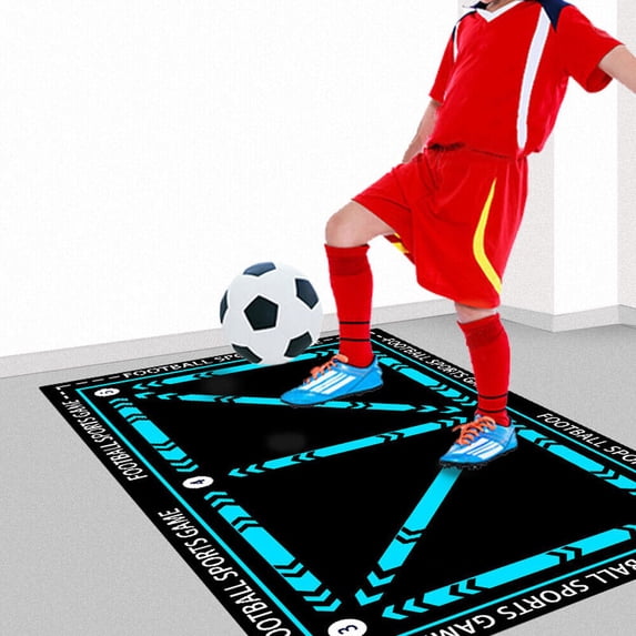 Soccer Football Training Mat Carpet Non Slip For Kids Adults Solo Practice