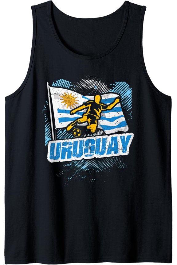 Soccer Football Uruguay Uruguayan World Competition Fan Gift Tank Top Size S-3XL