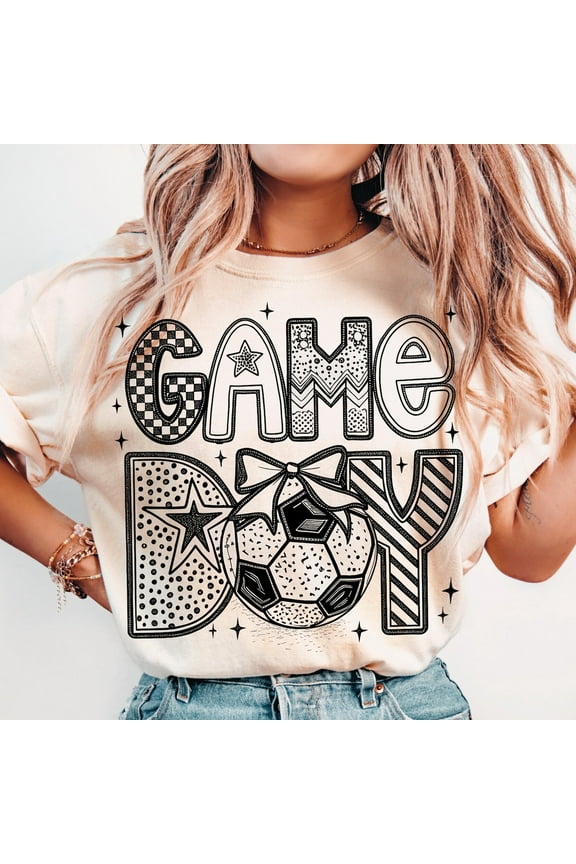 Soccer Game Day Shirt, Coquette Soccer, Soccer Mama, Soccer Mom, Funny Game Day Soccer Mom Shirt for Women and Moms