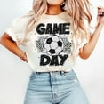 thumbnail image 1 of Soccer Game Day T-Shirt, Coquette Soccer Mama Shirt, Soccer Mom Tee, Game Day Sports Shirt, Soccer Mom Gift, 1 of 5