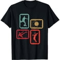 thumbnail image 1 of Soccer Game Vintage Team Men Boys Kids Soccer T-Shirt Black Small, 1 of 4