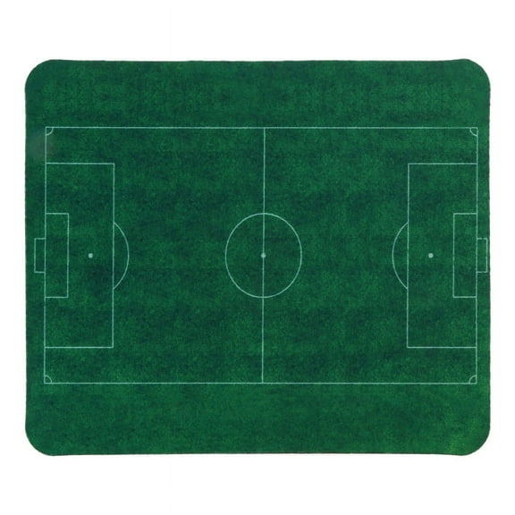 Soccer Gaming Mousepad Soccer Ground Field Green Mouse Pad Mouse Mat for Computer Desk Laptop Office Non-Slip Rubber