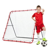 Soccer Gifts, Net Playz, Kids & Teens Football Games - Rebounder, Kick-back Practice Net for Skill Training, 5x5ft