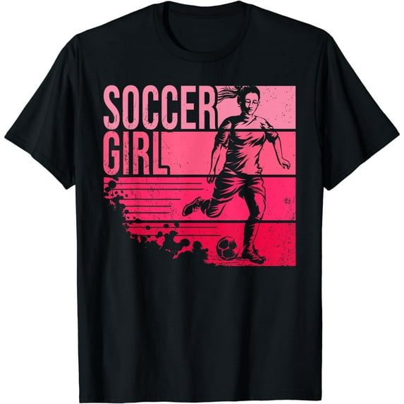 Soccer Gifts for Girls - Soccer Teen Girl Player Gift T-Shirt