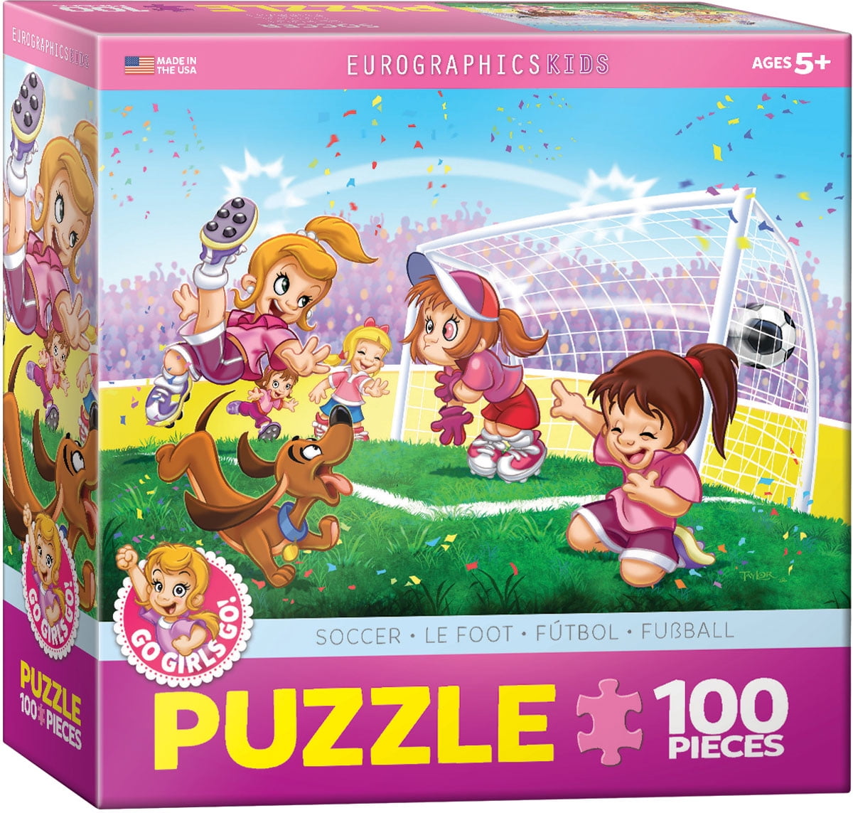 Soccer -Go Girls Go! 100-Piece Puzzle